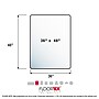 Floortex Cleartex Advantagemat Plus Hard Floor Chair Mat, 36" x 48", Clear APET (NCCMFLAS0002)~#|#~sp245876683_sc7