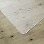 Floortex Cleartex Advantagemat Plus Hard Floor Chair Mat with Lip, 36" x 48", Clear APET (NCCMFLAS0003)~#|#~sp245876690_sc7