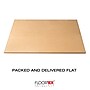Floortex Glaciermat Carpet & Hard Floor Chair Mat, 36" x 40", Crystal Clear Glass (NCCMFLGL0012)~#|#~sp245876725_sc7