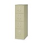 Alera Commercial 4-Drawer Vertical File Cabinet, Letter Size, Lockable, 52"H x 15"W x 22"D, Putty (HVF152252PY)~#|#~sp245948462_sc7