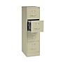 Alera Commercial 4-Drawer Vertical File Cabinet, Letter Size, Lockable, 52"H x 15"W x 22"D, Putty (HVF152252PY)~#|#~sp245948464_sc7