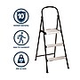 Cosco 3-Step Steel Folding Step Stool, 250 lb. Capacity (11425ABK1E)~#|#~sp245949081_sc7