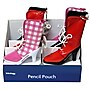Inkology Boot Pencil Pouch, Assorted, 6 Pack (4622)~#|#~sp24675807_sc7