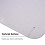Mind Reader Carpet Chair Mat with Lip, 36" x 48'', Low-Pile, Clear, Set of 2 (2OFFCMAT-CLR)~#|#~sp249955789_sc7