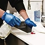 GloveWorks by AMMEX Powder Free Vinyl Industrial Gloves, Latex Free, Large, Blue, 100 Gloves/Box, 10 Boxes/Carton (IVBPF46100)~#|#~sp251035219_sc7