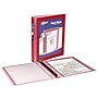Avery Flexi-View 1" 3-Ring View Binder, Red (17606)~#|#~sp251103884_sc7