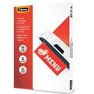 Staples Thermal Laminating Pouches - Letter Size 3 Mil 100 Pack For Document Protection