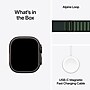 Apple Watch Ultra 2 GPS + Cellular Smartwatch, 49mm, Black Titanium Case with Dark Green Alpine Loop, Large (MX4T3LW/A)~#|#~sp252646112_sc7