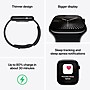 Apple Watch Series 10 GPS + Cellular Smartwatch, 46mm, Silver Aluminum Case with Blue Cloud Sport Loop (MWY23LW/A)~#|#~sp252646318_sc7