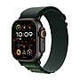 Apple Watch Ultra 2 GPS + Cellular Smartwatch, 49mm, Black Titanium Case with Dark Green Alpine Loop, Large (MX4T3LW/A)~#|#~sp252646324_sc7