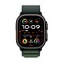 Apple Watch Ultra 2 GPS + Cellular Smartwatch, 49mm, Black Titanium Case with Dark Green Alpine Loop, Large (MX4T3LW/A)~#|#~sp252647401_sc7