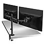3M Dual Monitor Mount, Swivel, Tilt, Rotate, Two Monitors Up to 28.5" & 20 Lbs. Each, Clamp or Grommet, No Tools, Black (MM200B)~#|#~sp25478349_sc7