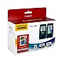 Canon 240XL/241XL Black and Tri-Color High Yield Ink Cartridge, 2/Pack with 4x6 photo paper (5206B005)~#|#~sp255102859_sc7