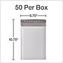 6" x 9" Self-Sealing Bubble Mailer, #0, White, 25/Pack (QUA95007)~#|#~sp257734364_sc7