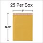 8.25" x 11" Self-Sealing Bubble Mailer, Brown Kraft, 25/Pack (QUA85759)~#|#~sp257734370_sc7