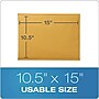 10.5" x 15" Self-Sealing Bubble Mailer, Brown Kraft, 25/Pack (QUA85763)~#|#~sp257734413_sc7