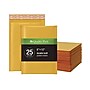 6" x 9" Self-Sealing Bubble Mailer, #0, Brown Kraft, 25/Pack (QUA95001)~#|#~sp257734423_sc7