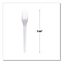 Eco-Products Plantware Individually Wrapped CPLA Forks, Medium-Weight, White, 1,000/Carton (EP-S017-W)~#|#~sp257884647_sc7