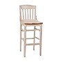 Flash Furniture HERCULES Traditional Wood School House Back Restaurant Barstool, Antique White (XUDGW0006BAWH)~#|#~sp259192335_sc7