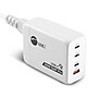 SIIG GaN USB-A/USB-C Charger, 200W, White (AC-PW1V11-S1)~#|#~sp260589939_sc7