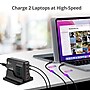 SIIG GaN USB-A/USB-C Charging Stand, 200W, Black (AC-PW1Y11-S1)~#|#~sp260591549_sc7