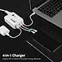SIIG GaN USB-A/USB-C Charger, 200W, White (AC-PW1V11-S1)~#|#~sp260591587_sc7