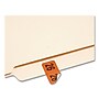 Smead Yearly End Tab File Folder Labels, 0.75" x 1.5", Orange, 500/Roll (68326)~#|#~sp264453039_sc7
