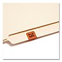 Smead Yearly End Tab File Folder Labels, 0.75" x 1.5", Orange, 500/Roll (68326)~#|#~sp264453040_sc7