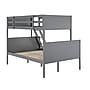 Flash Furniture Dallas Convertible Bunk Bed with Ladder, Twin Over Full, Gray (MG090031TFBGY)~#|#~sp264514950_sc7