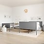 Flash Furniture Dallas Convertible Bunk Bed with Ladder, Twin Over Full, Gray (MG090031TFBGY)~#|#~sp264514957_sc7