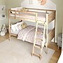 Flash Furniture Dallas Convertible Bunk Bed with Ladder, Twin Over Twin, Natural (MG090031TTBN)~#|#~sp264515001_sc7