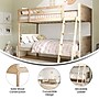 Flash Furniture Dallas Convertible Bunk Bed with Ladder, Twin Over Twin, Natural (MG090031TTBN)~#|#~sp264515007_sc7