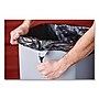 Rubbermaid Commercial Plastic Universal Square Trash Can with Swing Lid, 23 Gallon, Gray (2143862)~#|#~sp264515012_sc7