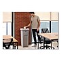 Rubbermaid Commercial Plastic Universal Square Trash Can with Swing Lid, 23 Gallon, Gray (2143862)~#|#~sp264515013_sc7