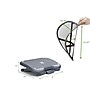Mind Reader Mesh Lumbar Support Cushion and Height Adjustable Ergonomic Non-Slip Foot Rest Combo, Black (FTMESHCMB-BLK)~#|#~sp26833230_sc7