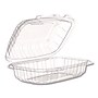 Dart ProPlanet Plastic Hinged Carryout Container, Clear, 300/Carton (69PPHT1)~#|#~sp269523518_sc7