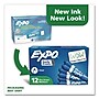 EXPO Tank Dry Erase Markers, Chisel Tip, Blue, 12/Pack (80003A)~#|#~sp269526145_sc7