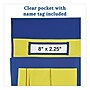 Carson-Dellosa Chairback Buddy Polyester Seat Storage x 15" x 1.5", Blue/Yellow (CDP158036)~#|#~sp271097406_sc7