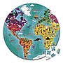 Janod 208-Piece Round Double-Sided Blue Planet Suitcase Cardboard Puzzle (J02655)~#|#~sp271097543_sc7