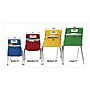 Victor Elastic-Back Fabric Seat Storage x 11" x 15.5", Red (SSK10101)~#|#~sp271097749_sc7