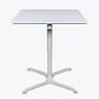Luxor 36" Square Height Adjustable Café Table, White (LX-PNADJ-36SQ)~#|#~sp27405547_sc7