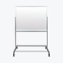 Luxor Double Sided Mobile Magnetic Glass Marker Board, Aluminum, 48x36 (MMGB4836)~#|#~sp27405596_sc7