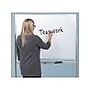 Luxor Double Sided Mobile Magnetic Glass Marker Board, Aluminum, 48x36 (MMGB4836)~#|#~sp27405599_sc7