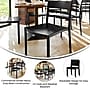 Flash Furniture Bridgeport Stacking Patio Chair, Slatted Backrest in Black (DHF317APPBLK)~#|#~sp278278556_sc7