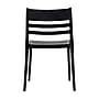 Flash Furniture Bridgeport Stacking Patio Chair, Slatted Backrest in Black (DHF317APPBLK)~#|#~sp278278578_sc7
