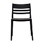 Flash Furniture Bridgeport Stacking Patio Chair, Slatted Backrest in Black (DHF317APPBLK)~#|#~sp278278712_sc7