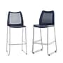 Flash Furniture HERCULES Plastic Air-Vent Back Bar Stool, Navy, 3/Pack (3RUT498ABSNV)~#|#~sp278351150_sc7