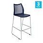 Flash Furniture HERCULES Plastic Air-Vent Back Bar Stool, Navy, 3/Pack (3RUT498ABSNV)~#|#~sp278351177_sc7