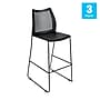 Flash Furniture HERCULES Plastic Air-Vent Back Bar Stool, Black, 3/Pack (3RUT498ABSBK)~#|#~sp278351188_sc7