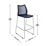 Flash Furniture HERCULES Plastic Air-Vent Back Bar Stool, Navy (RUT498ABSNV)~#|#~sp278351237_sc7